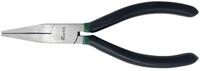 fortis Greifzange, Langbeckzange poliert 160 mm flache Backen, Kunststoffgriff
