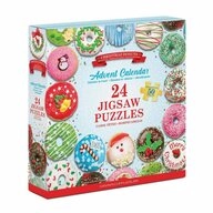 EUROGRAPHICS Puzzle Adventskalender Christmas Donuts, 50 Puzzleteile