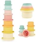 BIECO Stapelspielzeug Bieco Silikon Baby Stapelbecher Tropical Vibes