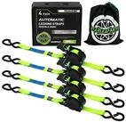 LuxusKollektion Spanngurt Spanngurt Automatik Aufroller 25mm 680kg Ratsche 4...