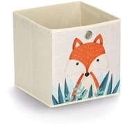 Zeller Present Aufbewahrungsbox 'Fuchs', Vlies, beige, ca. 28 x 28 x 28 cm