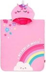 Legami Federm&auml;ppchen LEGAMI Kinder-Poncho Mikrofaser, Unicorn Rosa, One Size