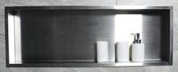 Bernstein Ablageelement BS903010 mit Rand, Gerahmte Wandeinbaunische, senkrecht...