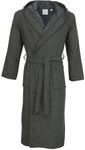 Unisex-Bademantel CARL ROSS "35300" Gr. S, grau (graphite), S, Baumwoll-Mix,