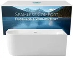 Calmwaters Badewanne Seamless Comfort, (Vorwand-Badewanne, 5-tlg), 160 x 75 cm,