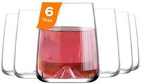 LAV Gl&auml;ser-Set Terra Weinglas, 6-tlg., Glas, 6er-Set, 475ml, Ideal f&uuml;r kalte