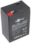 Goobay PB Blei Akku GO6-4, 4000mAh, 6 Volt Faston 4,8 mm Bleiakku Akku 4000 mAh...