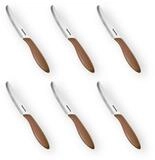 Tescoma Tafelmesser Tescoma Besteckmesser-Set PRESTO, 6-teilig, braun, Wellenschliff