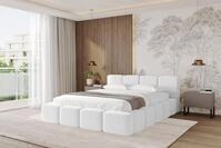 ALTDECOR Polsterbett NATA-v1 (Polsterbett mit Bettkasten und Lattenrost,...