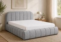 Home Collective Polsterbett Doppelbett Bett mit Stauraum und Lattenrost, viele