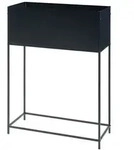 en.casa Blumenst&auml;nder, &raquo;Porsgrunn&laquo; Metall 100 x 70 x 30 cm Schwarz schwarz...