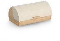Zeller Present Brotkasten Brotbox, Bambus, Baumwolle, Metall, (1-tlg),...