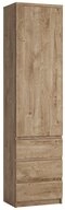 Lomadox Regal FORTALEZA-129, in Eiche Nb., 1 T&uuml;r, 3 Schubladen, B/H/T ca.