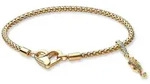 Pandora Armband 28910, f&uuml;r Damen Geschenkset Seepferdchen Goldfarben...
