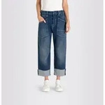 MAC 5-Pocket-Jeans blau,Casual,Baumwolle,Unifarben,Straight Leg,Hoch blau 42