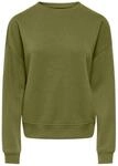 Sweatshirt ONLY "ONLSWEAT L/S CREW OVERSIZE SWT", Damen, Gr. XS, peat moss,
