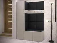 MIRJAN24 Garderoben-Set Orion IX, (Komplett-Set, mit Schuhschrank, Schrank, 2x