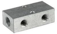 RIEGLER Alu-Verbundrohr Riegler Verteilerleiste, Abg&auml;nge beidseitig, 2 x 1/8,...