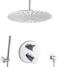 PaulGurkes Thermischer Verbr&uuml;hschutz (Set, Duschsystem mit Thermostat, Regen-...