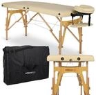 Habys Massageliege Sonia 2 Zonen Massagetisch Klappbar, Kosmetikliege Ultralight