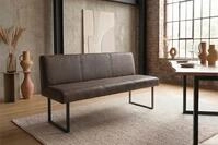 KAWOLA Sitzbank ELEEN Esszimmerbank Leder pigmentiert &ndash; modernes Design, 143...