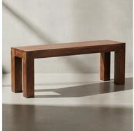 KADIMA DESIGN Sitzbank Massivholz-Sitzm&ouml;bel im Landhaus-Stil Naturbelassenes...