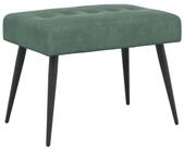 vidaXL Sitzbank Bank mit Knopfheftung Meergr&uuml;n 60 x 40 x 45 cm Samt (1-St)
