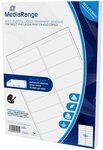 Mediarange Etikettenpapier 800 Etiketten Label selbstklebend 99,1 x 33,9 mm auf...