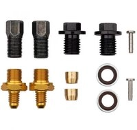 Jagwire Scheibenbremse Jagwire Pro Quick-Fit Adapter Shimano Schwarz/Gold -