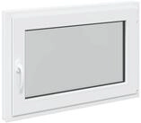 vidaXL Fenster Kellerfenster Innenseite Farbe Wei&szlig; RISOR 90 x 50 cm, (1 St)
