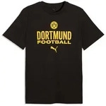 PUMA Trainingsshirt BVB FTBLCULTURE TEE Regular Fit, Kurzarm-Design,