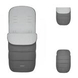 Kikkaboo Fu&szlig;sack Classic (1-tlg), Fleece, wasserabweisend, 3- und 5-Punkt-Gurt,