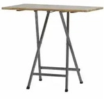 Fun Star Gartentisch Stehtisch 120x80 cm Kiefernholz Gestell Stahl...
