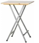 Fun Star Gartentisch Stehtisch 80x80 cm Kiefernholz Gestell Stahl...