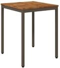 vidaXL Gartentisch Gartentisch Natur und Kaffee 60 x 60,5 x 75 cm (1-St)