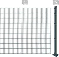 Arvotec Doppelstabmattenzaun EASY 183 zum Aufschrauben, (Set, 13-St), Zaunh&ouml;he...