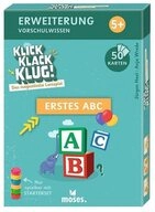 Moses. Verlag Lernspielzeug Klick Klack Klug Kartenset Erstes ABC ab 5 Jahren