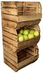 Kistenkolli Altes Land Allzweckkiste 3er Set K&uuml;chenregal Olaf 40x33x30 cm...