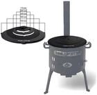 Grillpeter Grillplatte Adapterplatte f&uuml;r Utschak &Oslash;50cm Kochplatte aus Stahl...