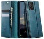 LuxusKollektion Flip Case Handyh&uuml;lle A52S A52 Kunstleder RFID Luxury Blaugr&uuml;n...