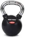 Sport-Thieme Kettlebell Kettlebell Gummiert mit ger&auml;ndeltem Chrom-Griff,...