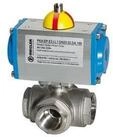 RIEGLER Kugelhahn Riegler ES-Kuha, pneumat. Stellantrieb doppeltwirk.,...