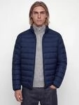 Steppjacke JACK & JONES "JJEBERG LIGHT DOWN COLLAR PUFFER NOOS", Herren, Gr. L, blau