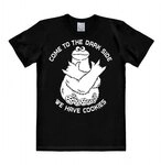 LOGOSHIRT Print-Shirt Sesame St. - Cookie Monster - Dark Side - T-Shirt &bdquo;Dark