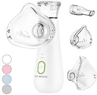 IEA Medical Inhalationsger&auml;t wei&szlig; f&uuml;r Erwachsene & Kinder, leise & USB-C,...