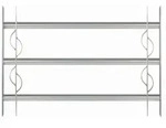 Alberts Fensterschutzgitter Secorino Style, Breite ausziehbar 70-105 cm, versch.
