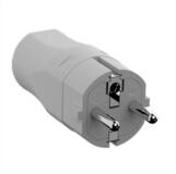 Bachmann Schutzkontaktstecker CEE 7/7 16A/250VAC Stromadapter, Montage, 960.301