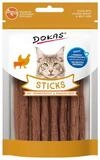 Dokas Sticks mit H&uuml;hnerbrust & Rinderleber 30 g, Snack f&uuml;r: Katze