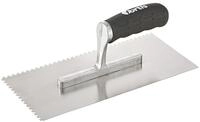 fortis Gl&auml;ttekelle Gezahnt rostfrei 4 x 4 mm Softgriff
