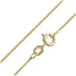 trendor Panzerkette 15682, Feine 925 Silber Vergoldet Kette 1,1 mm goldfarben...
